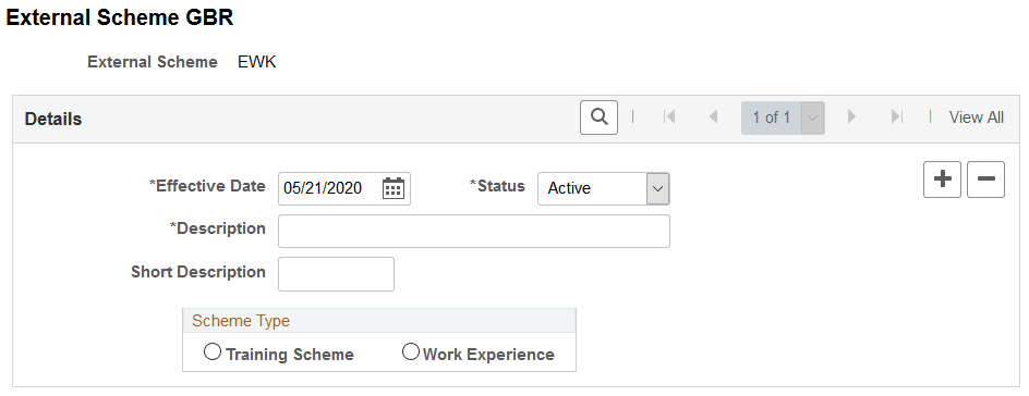 External Scheme GBR page