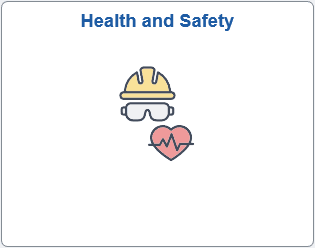 Health and Safety tile