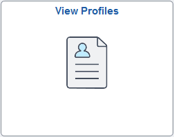 View Profiles tile