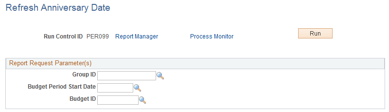 Refresh Anniversary Date page