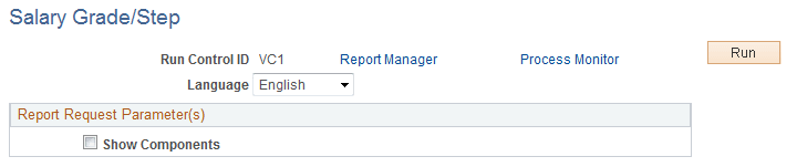 Salary Grade/Step page