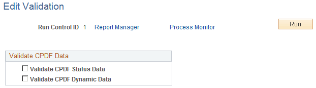 Edit Validation page