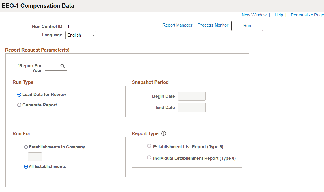 EEO-1 Compensation Data page