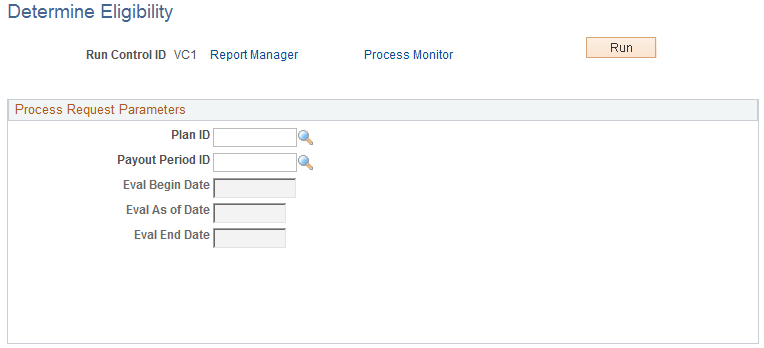 Determine Eligibility page