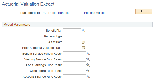 Actuarial Valuation Extract page