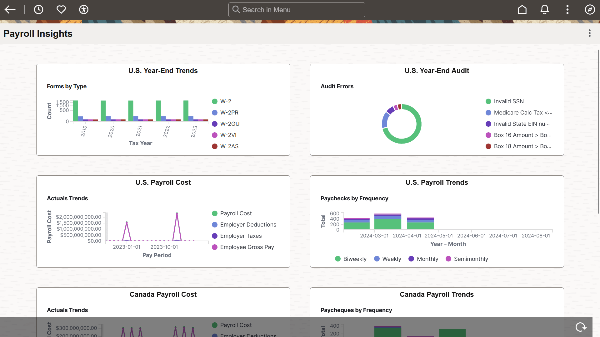 Payroll Insights Dashboard