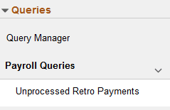 (USA) Queries group box