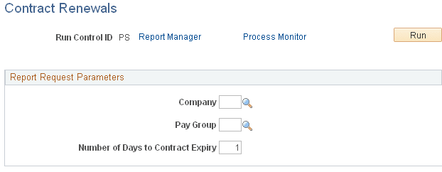 Contract Renewals page