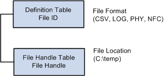 Relationship between file IDs and file handles