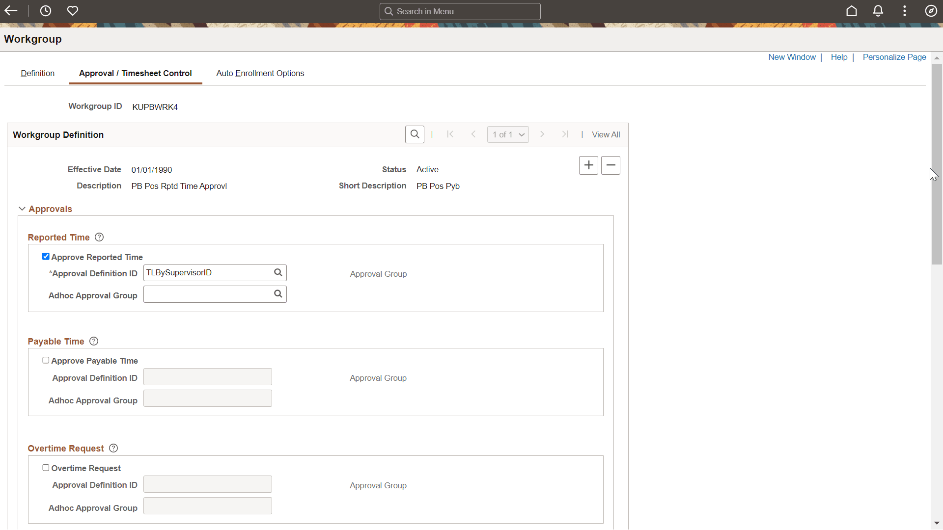 Workgroup Approval page1
