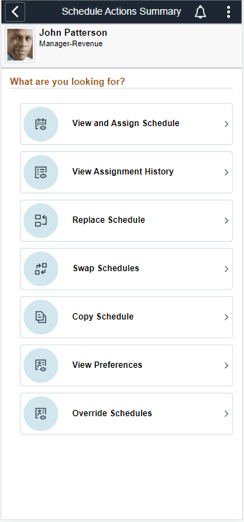 Schedule Actions Summary_SmartPhone