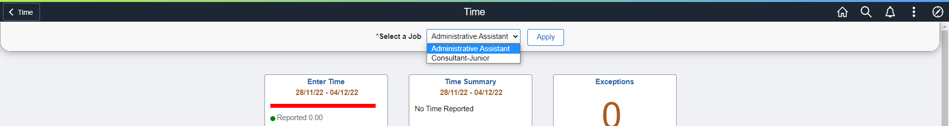 Contextual Dashboard