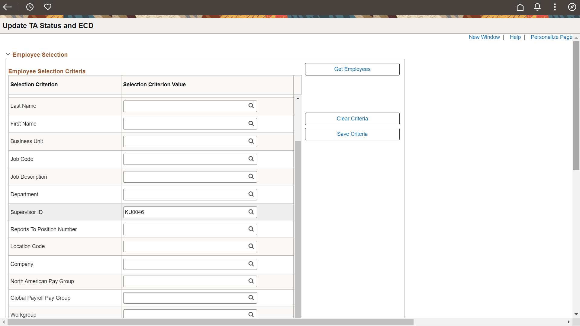 Update TA and Status ECD page 1