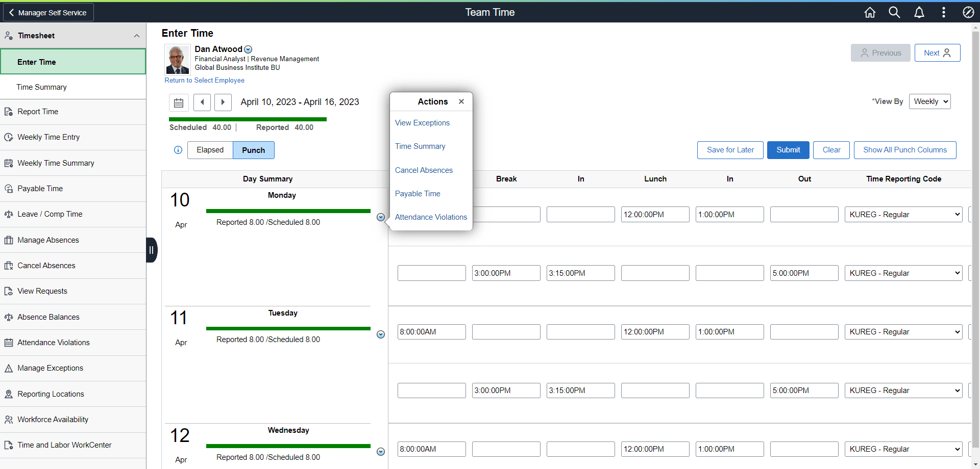 Attendance Violation_Related Actions