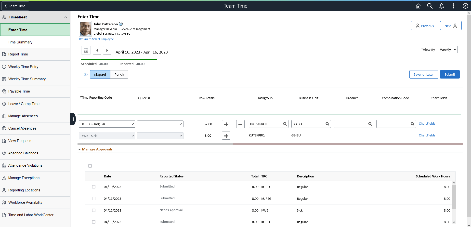 MSS_Elapsed Time Details
