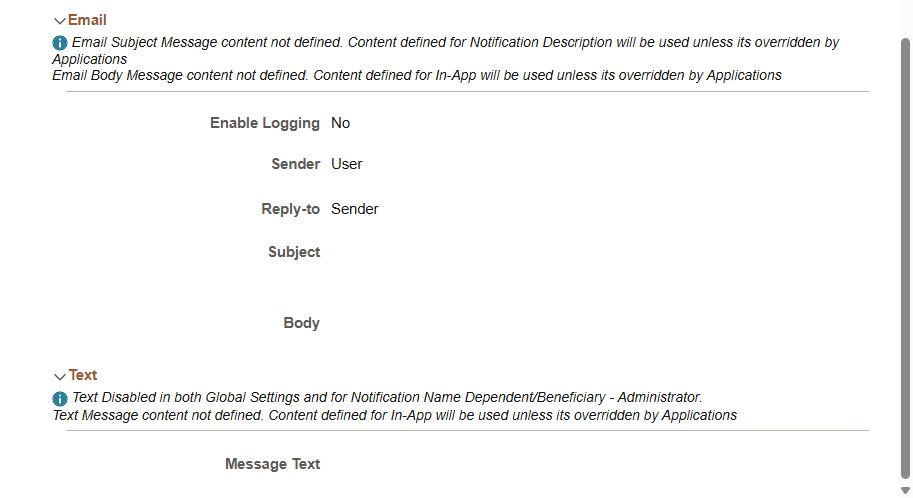 View Notification - Notification Details page (4 of 4)