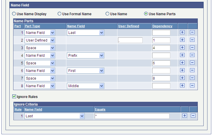 Name Display Type Parameters (2 of 2)