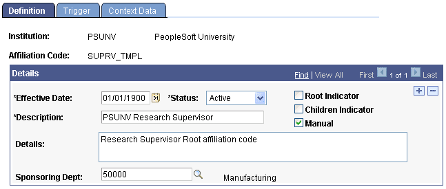 Three-or-more level hierarchy example (3 of 3)
