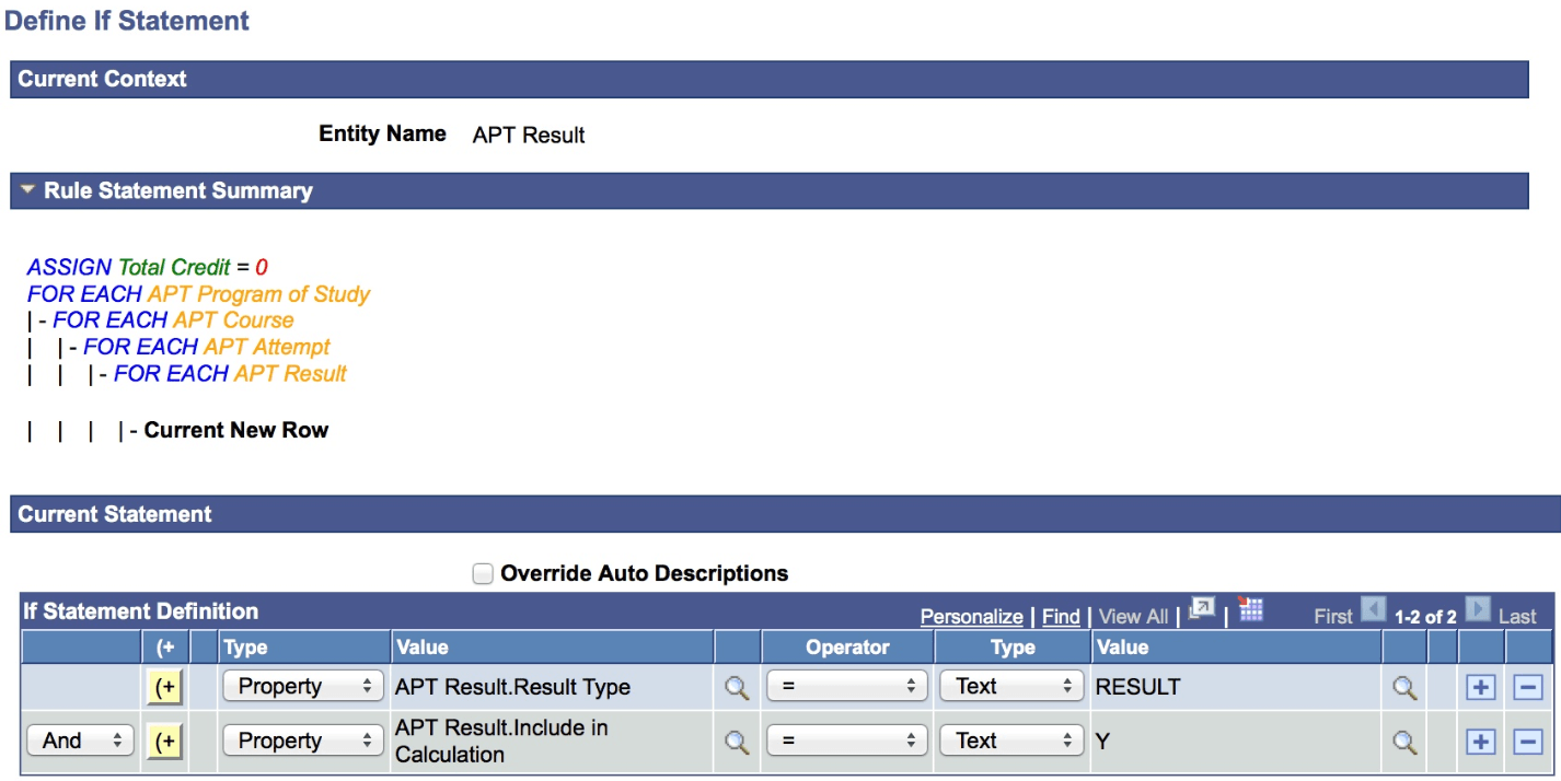 Example of Define IF Statement Definition
