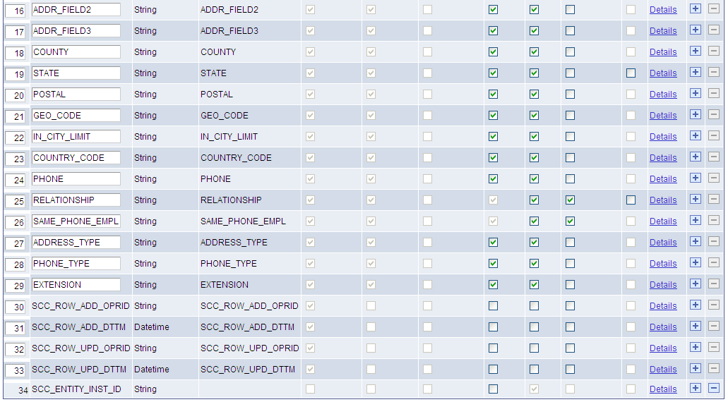 Entity Properties page (2 of 2)