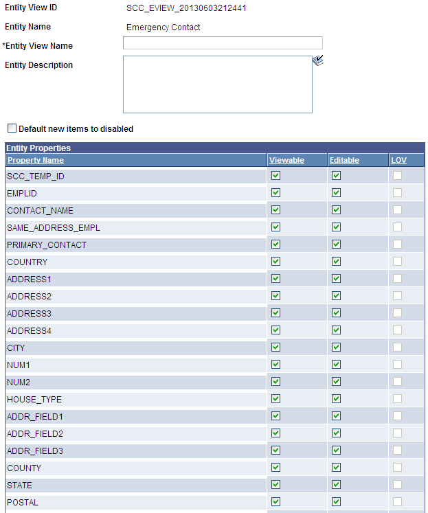 Entity Registry View Details page (1 of 2)