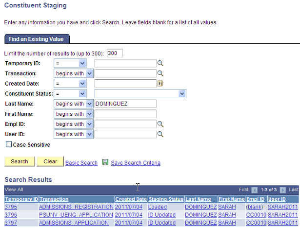 Partition Data By Transaction (search results)