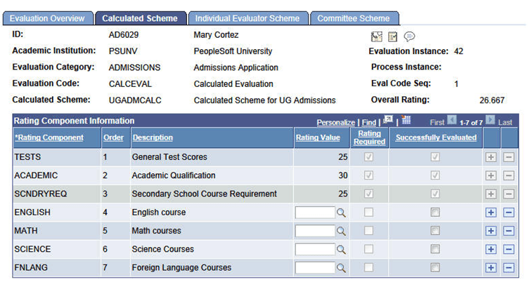 Calculated Scheme page