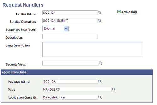 Request Handler Page for SCC_DA_SUBMIT