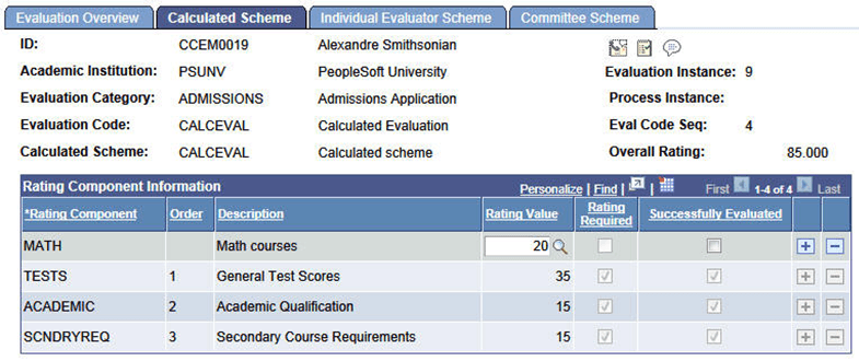 Calculated Scheme page: Rules Engine integration example (scenario variation)