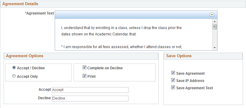 Page Definitions page (2 of 2)