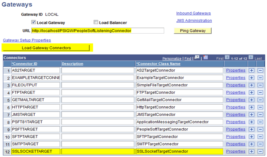 Loading Custom Gateway Connector for Push Notifications