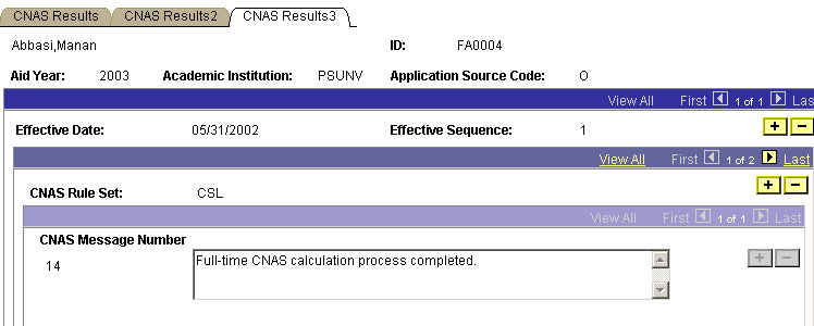 CNAS (Canadian need analysis) Results3 page