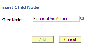 Insert Child Node page