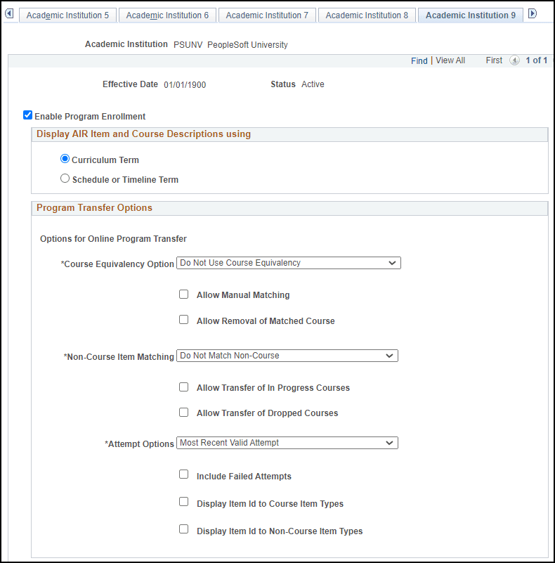 Academic Institution 9 page 1 of 2