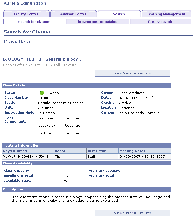 Import Component Grades - class detail page