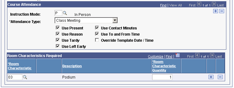 Course Catalog - Components page (2 of 2)