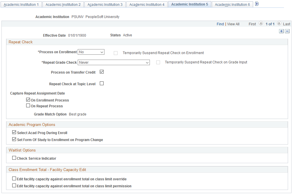 Academic Institution 5 page