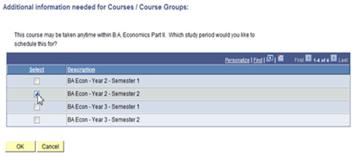 APT (Academic Progress Tracker) example: add course step 2