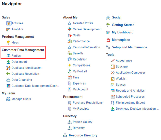 顧客データ管理タブ
