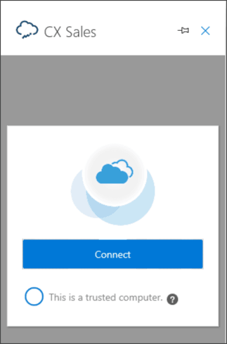 「接続」ダイアログが表示されたOracleアドイン