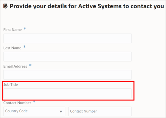 これは、新しいフィールドをパートナ照会ページに追加した最終結果のスクリーンショットです。