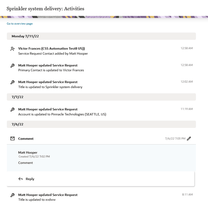 アクティビティ詳細ページのスクリーンショット。