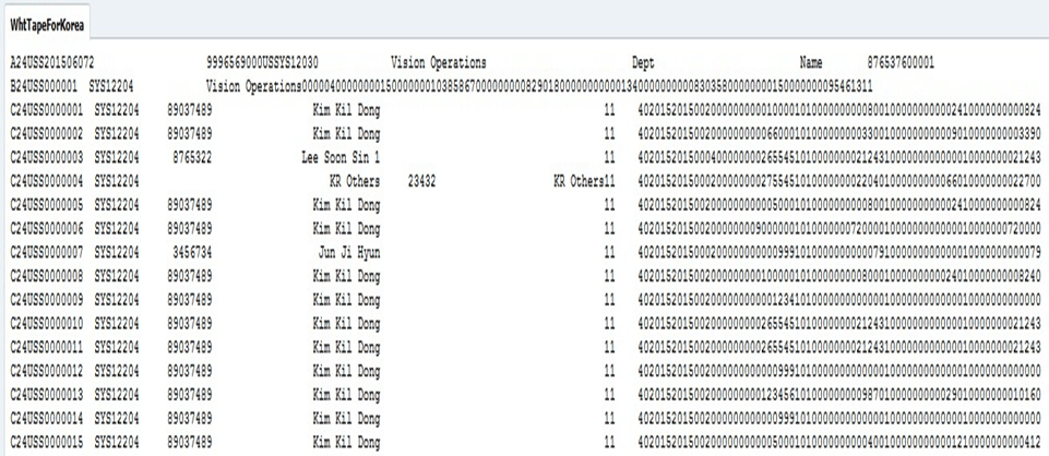 この図は、居住者企業所得源泉徴収テープを示しています。