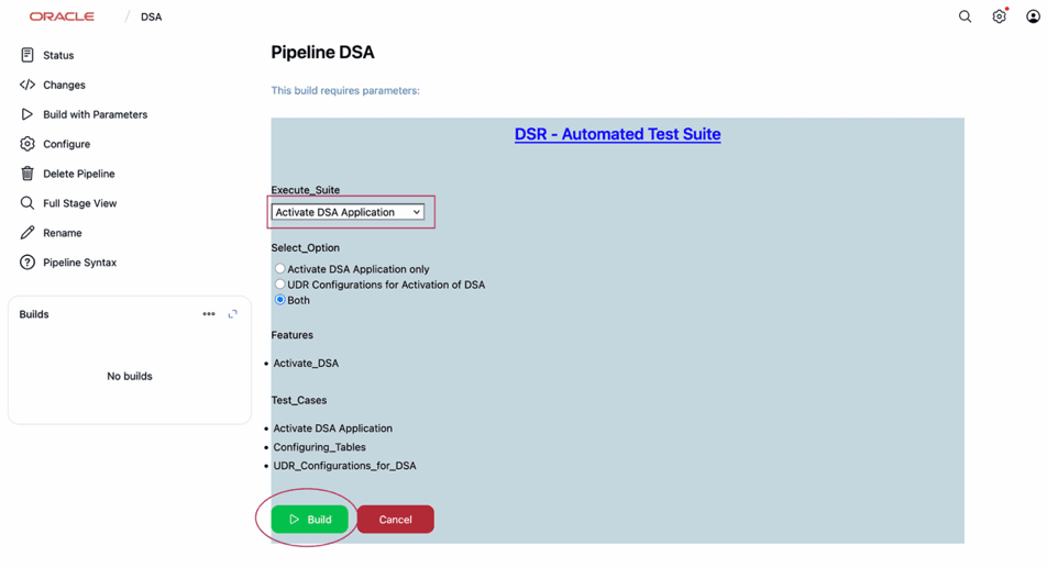 Activating DSA