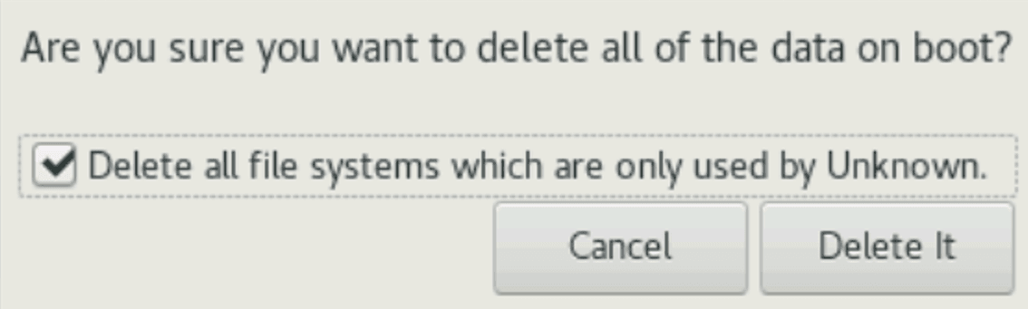 Delete