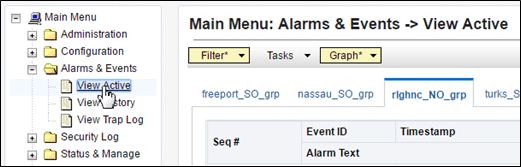 Active Menu