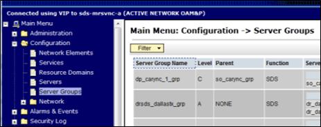 Server Groups