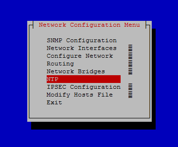 Selecting NTP