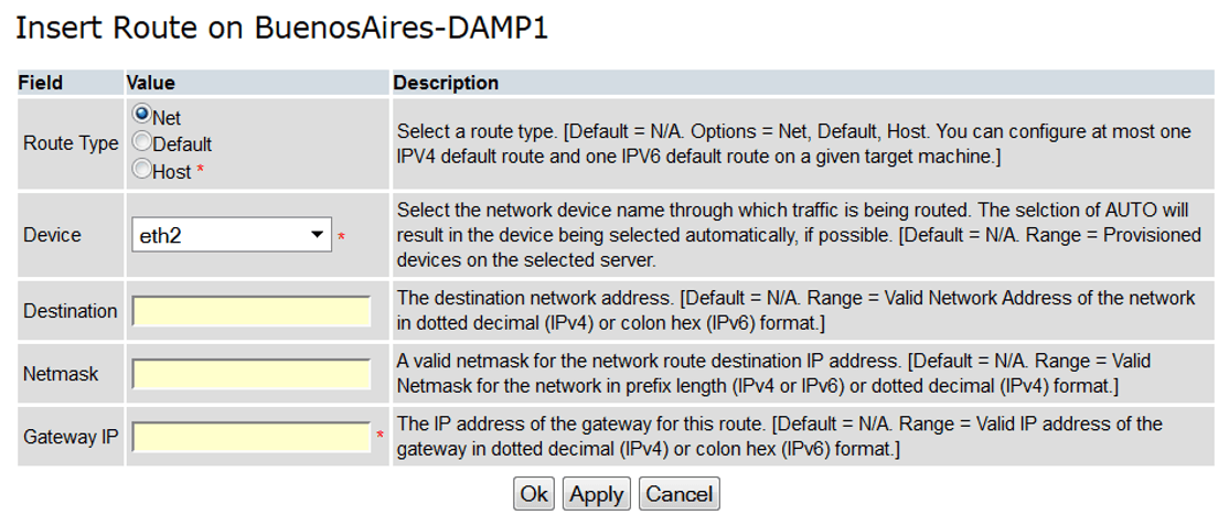 Insert Route Insert Route