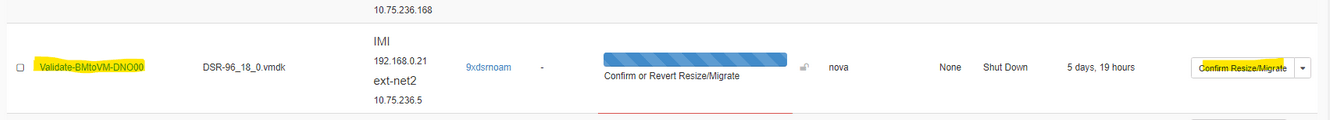 Confirm Resize